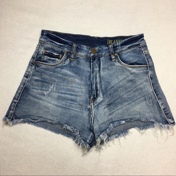 blank nyc high waisted shorts